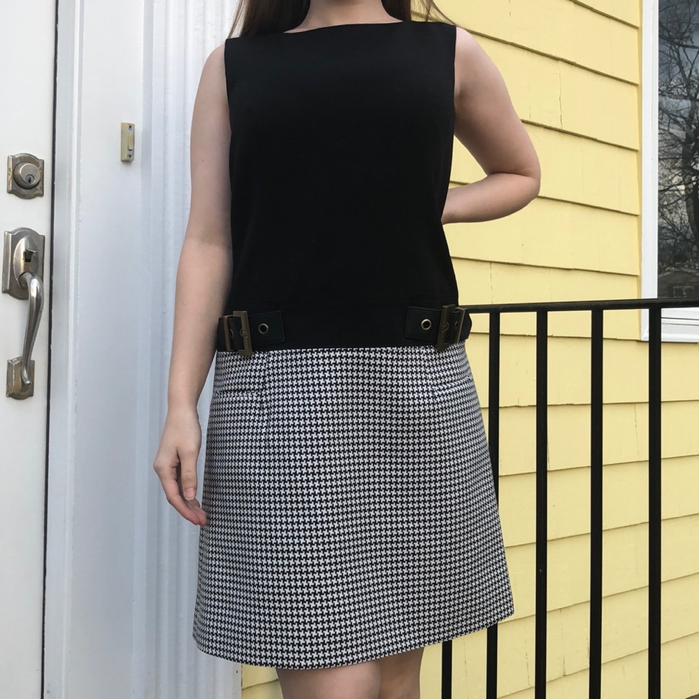 Laundry by Shelli Segal 6 black/white  dress
